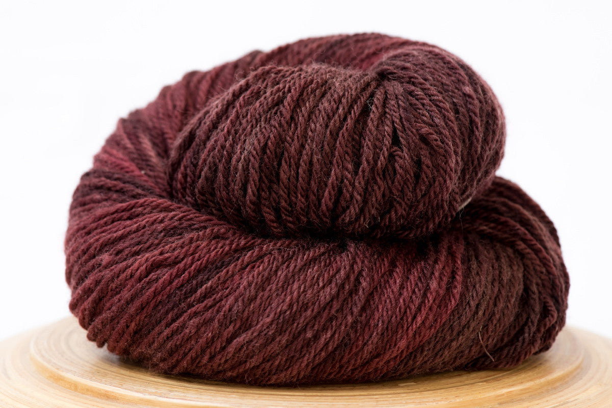 Norwood-canadian-hand-dyed-yarn-black-cherry