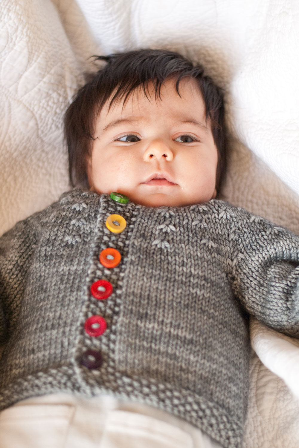 Little Knots cardigan Knitting Kit