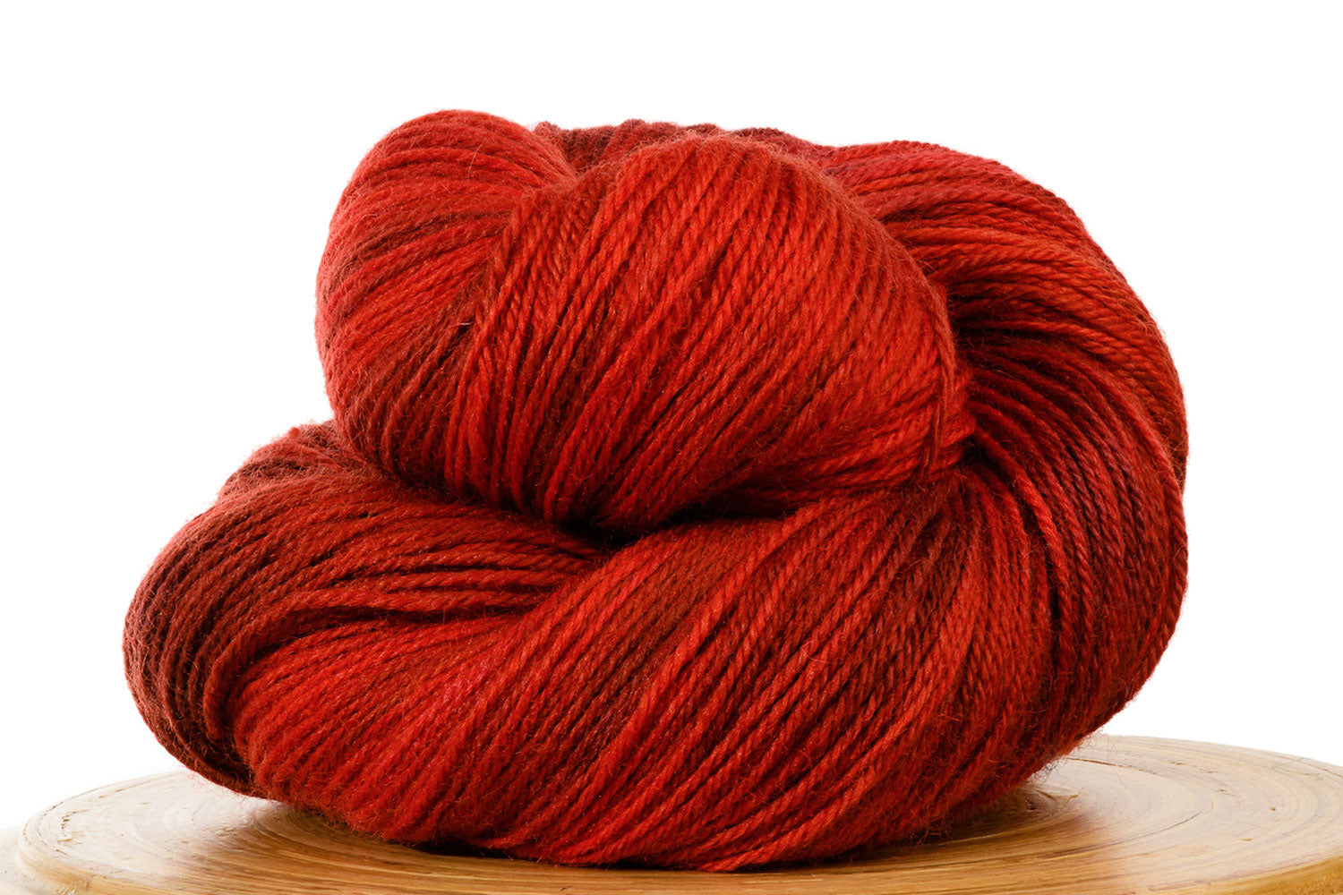 Pizzicato hand-dyed BFL sock yarn in Heartbeat