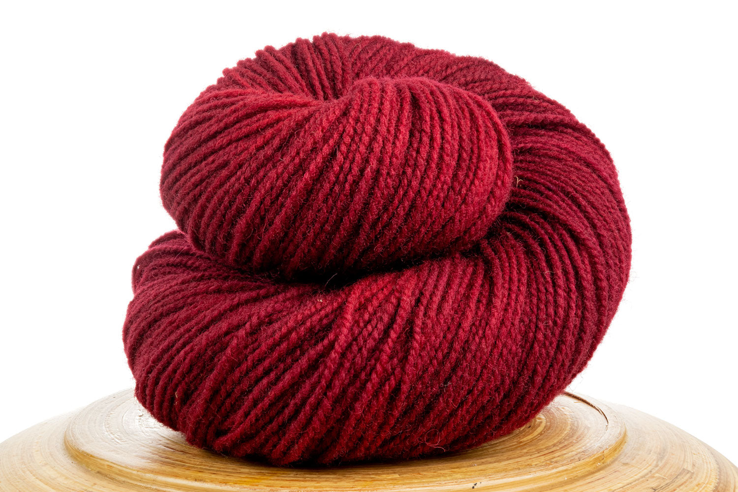 Winfield Canadian hand-dyed wool yarn in Propolis, a golden yellow