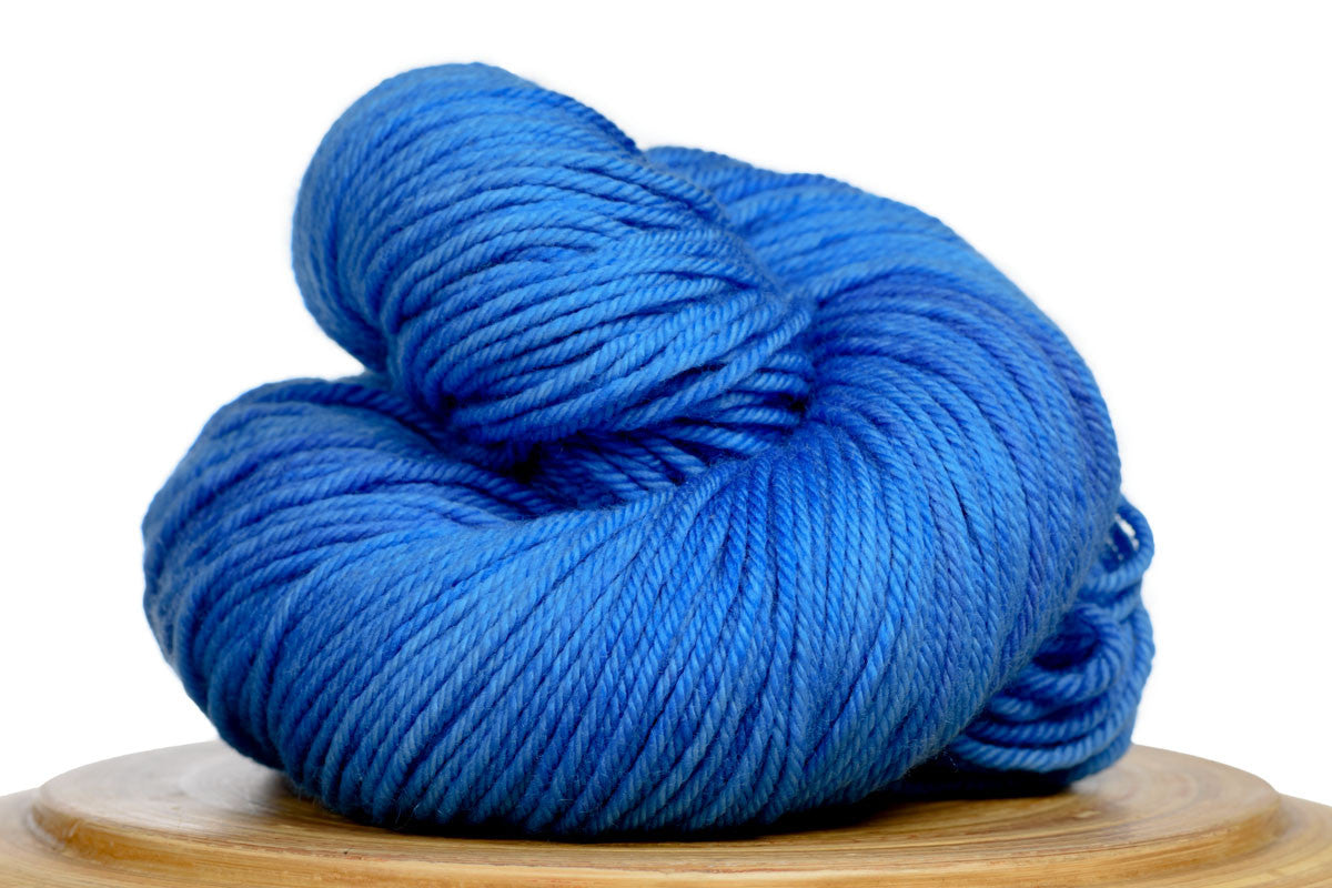 Andante hand-dyed worsted weight merino in Azul