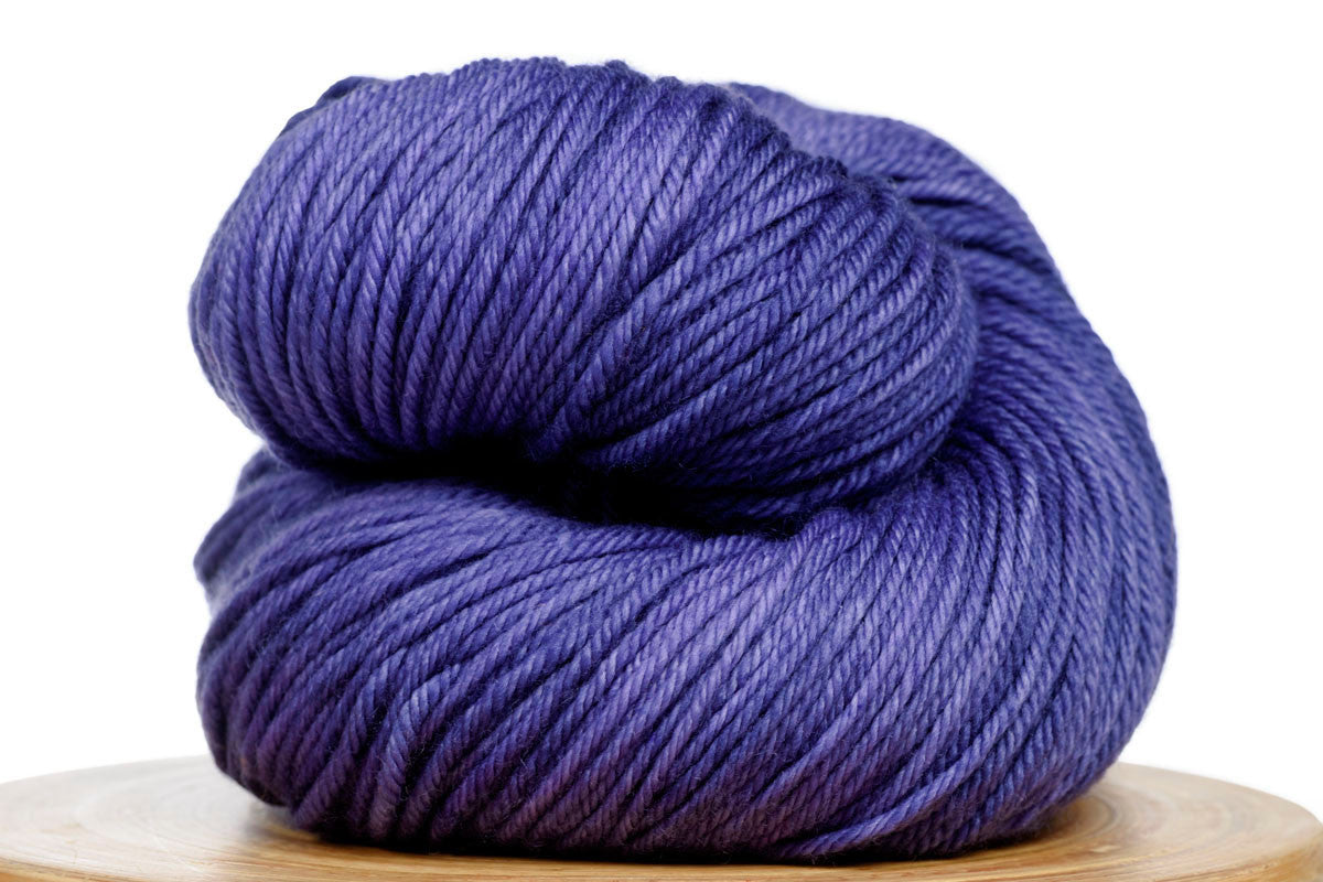 Andante hand-dyed worsted weight merino in Deep Purple
