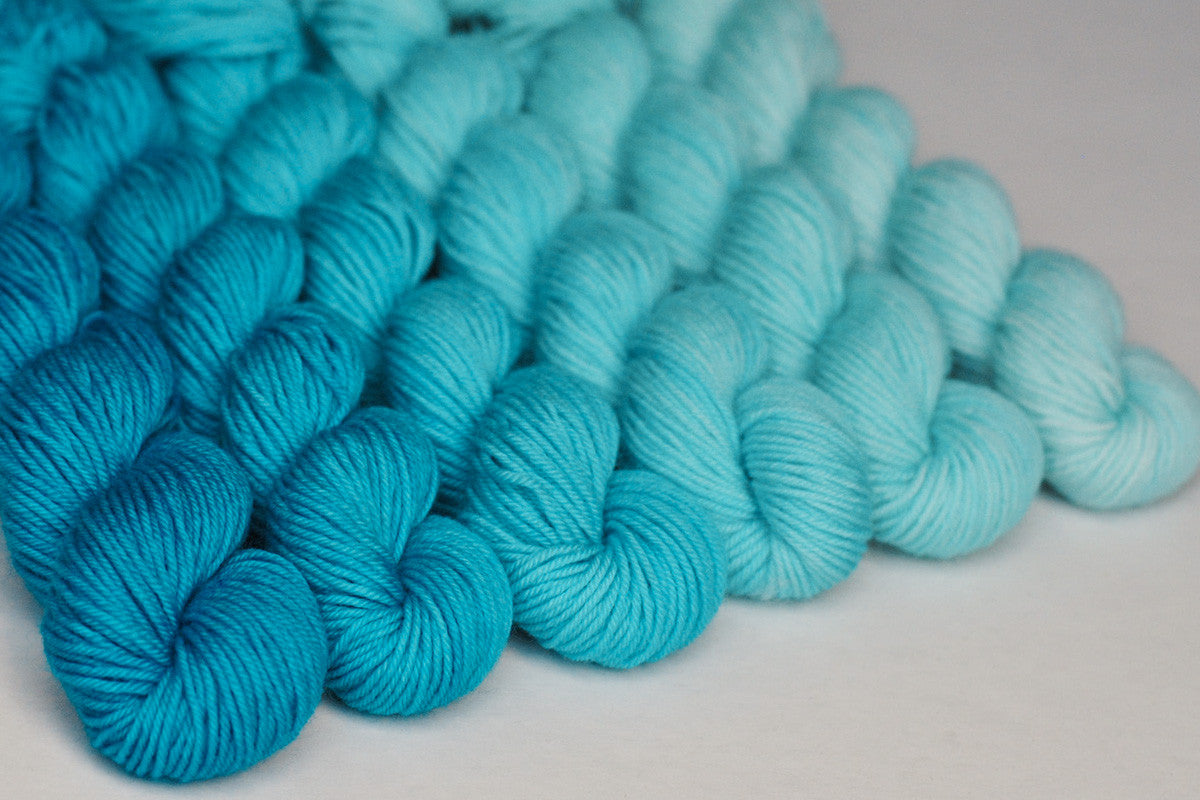 Crescendo hand-dyed gradient yarn set - Daydream