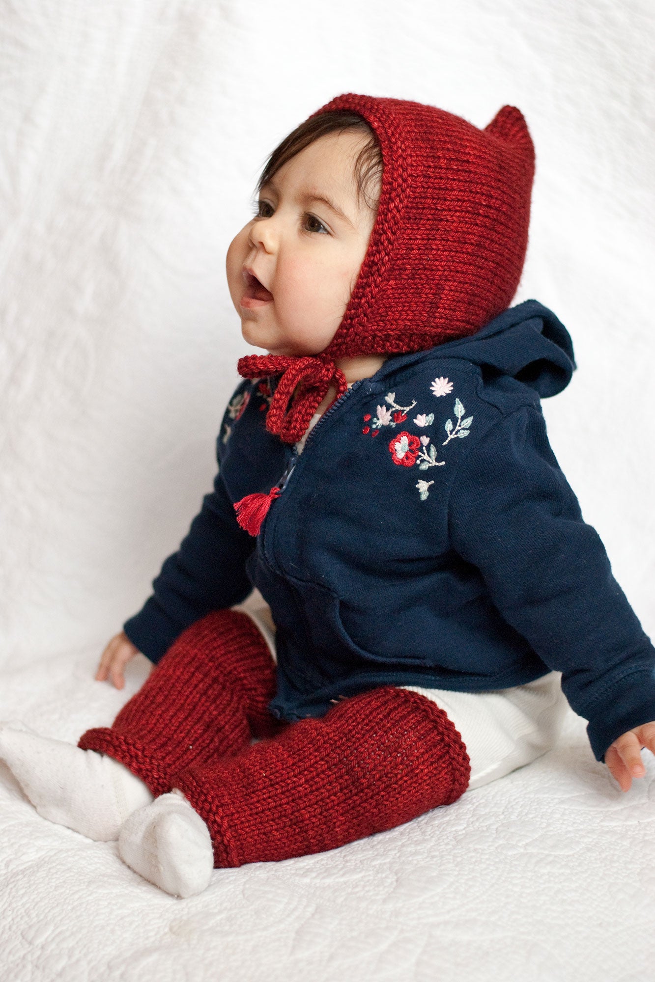 Débutant baby set for beginner knitters