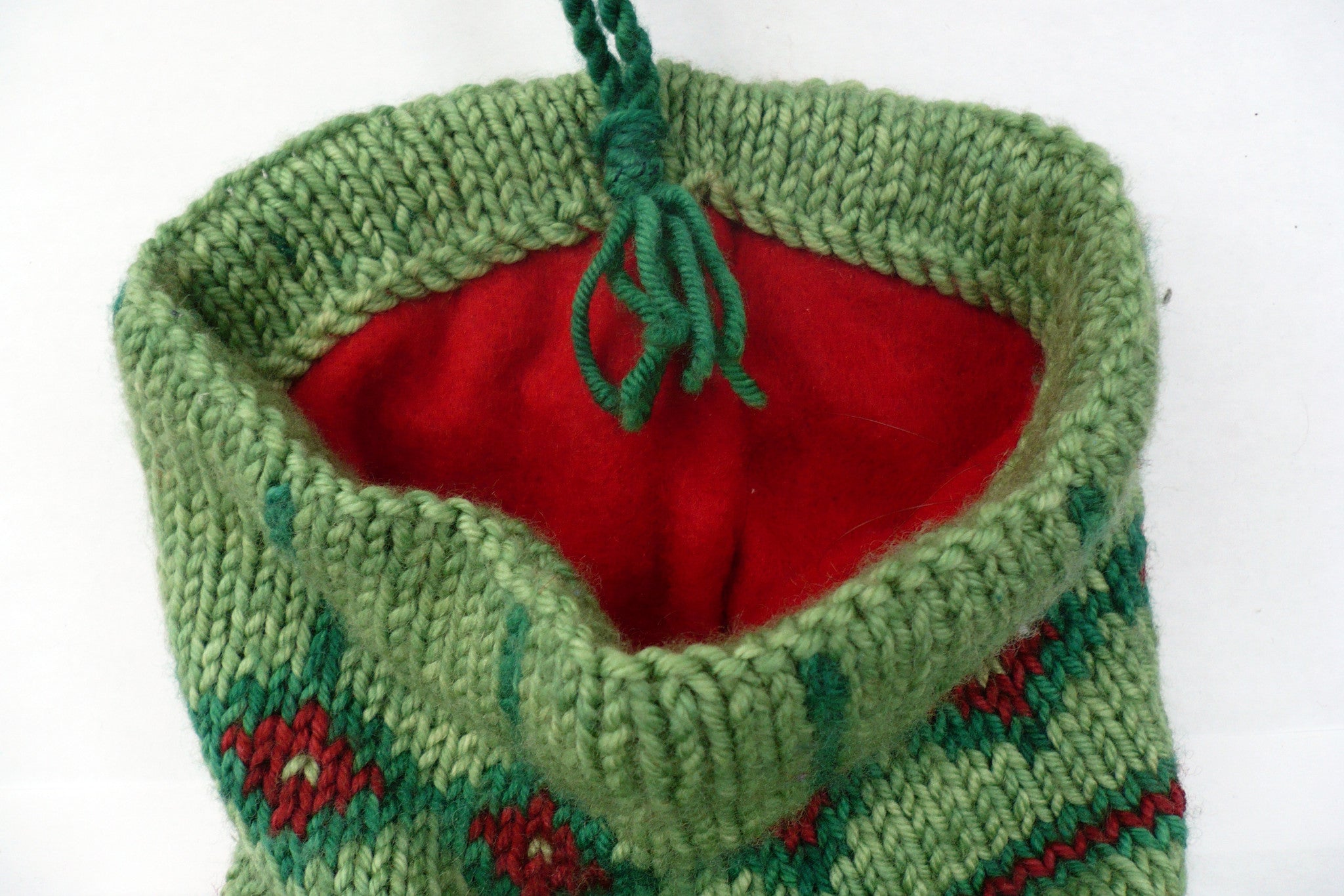Holly Christmas Stocking Knitting Kit