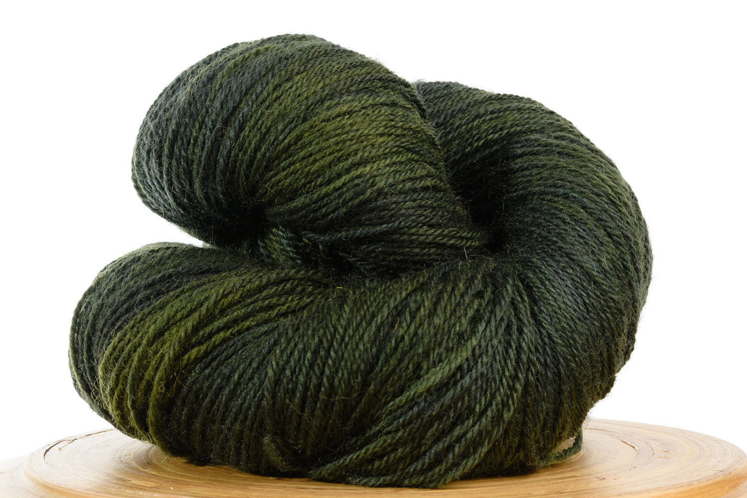 Pizzicato hand-dyed BFL sock yarn in Sherwood