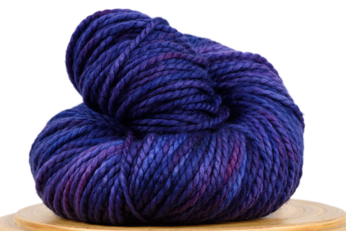 Presto bulky weight hand-dyed merino yarn in August